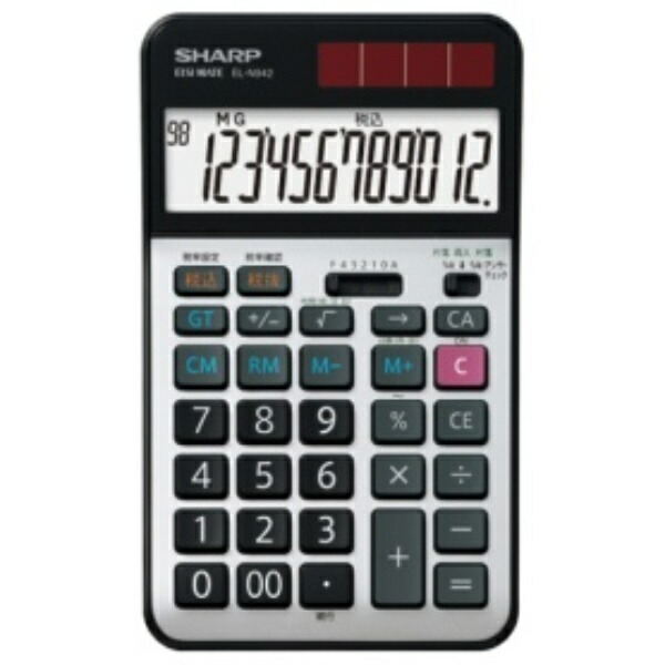 Sharp Business Calculator 12-Digit Nice Size Type EL-N942-X 1 unit