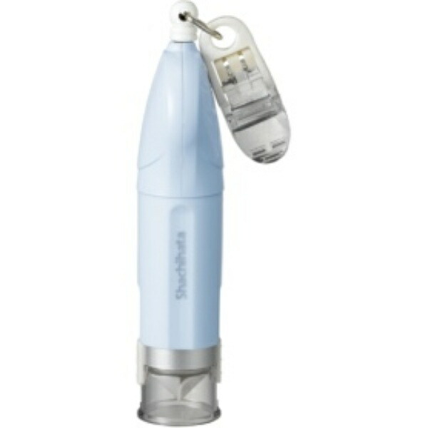 Shachihata Capless 9 Reel-Type Mail-Order Stamp, 9mm Stamp Face XL-CR1/MO Pale Blue