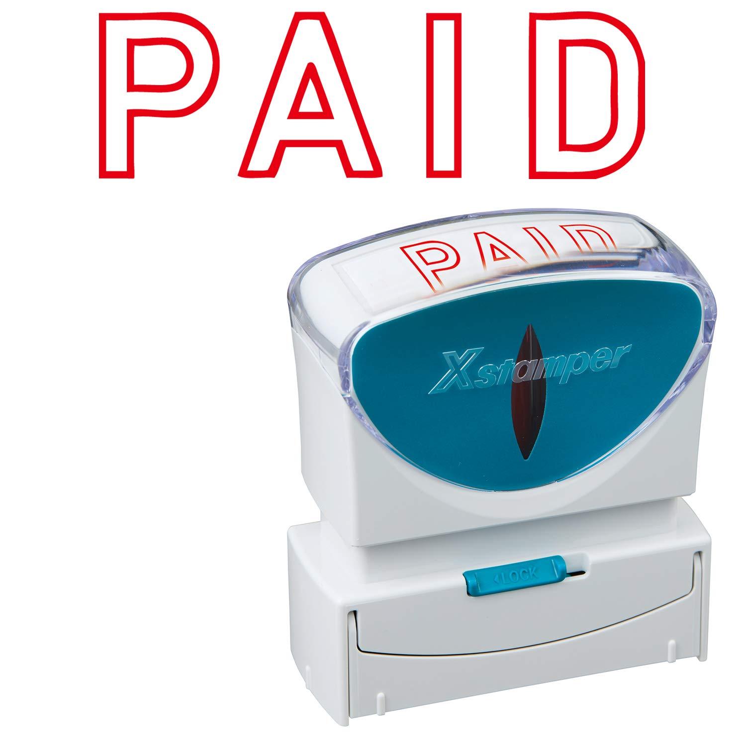 Shachihata Stamp Business Use Capless B-Type Red PAID X2-B-10052