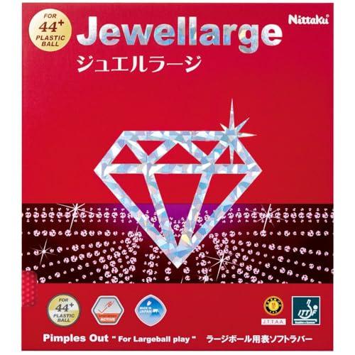 Nittaku Table Tennis Rubber Jewel Large Large Ball Speed NR-8564 Red Extra Thick