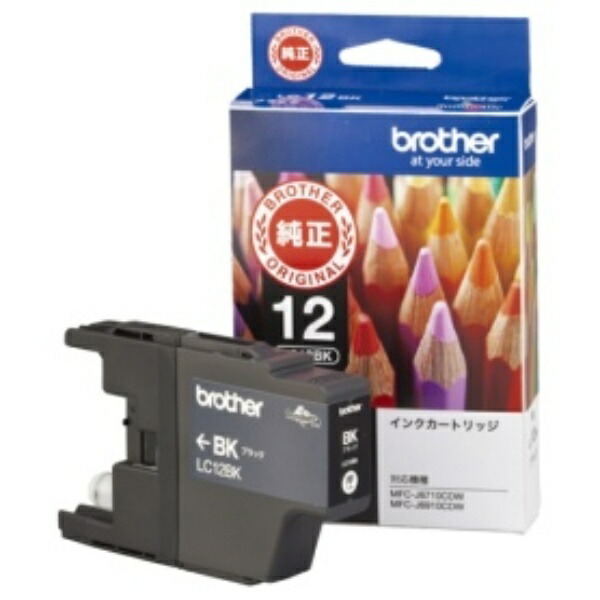Brother Ink Cartridge Black LC12BK 1 piece