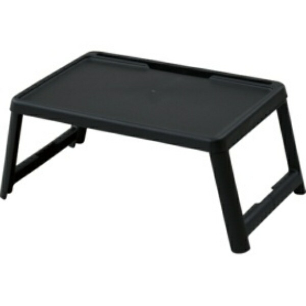 YAMAZEN Folding Mini Table Width 63 x Depth 35 x Height 25 cm Compact with Smartphone Stand Assembled, Black CFT-5035(BK) For Home Office