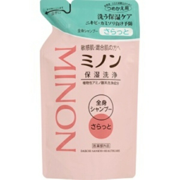 Daiichi Sankyo Healthcare Minon Body Shampoo Light Type Refill 380ml 1 Pack
