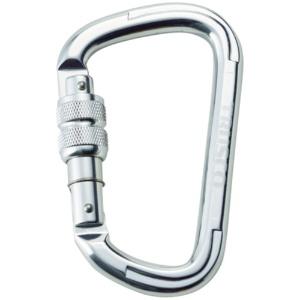 TRUSCO Screw Lock Carabiner Wire Diameter 10.5 110 Silver TKNNL1111SV