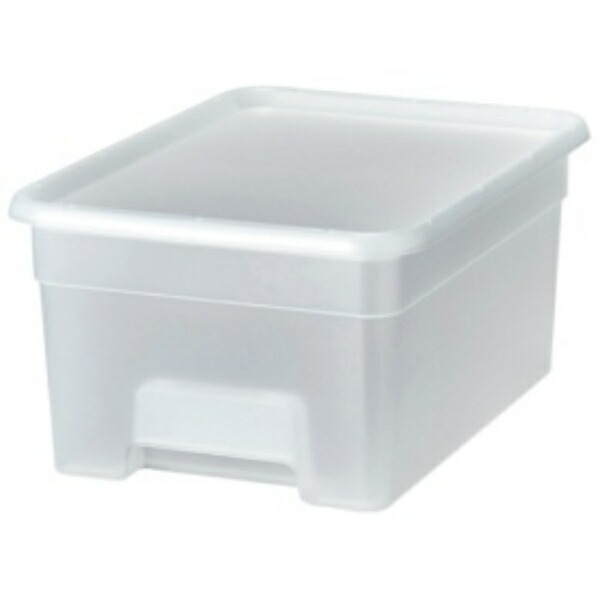 SANKA Onbox Perfect for shelf organization Inward-facing handles for a clean look Easy-access storage box with lid, M size, clear Convenient for high storage Keeps dust out Holds A4 copy paper Lid snaps securely to prevent shifting Series for a unified look (Width 29 x Depth 40 x Height 19 cm) Stylish Container Color Box onbox Made in Japan SANKA NOB-MCL