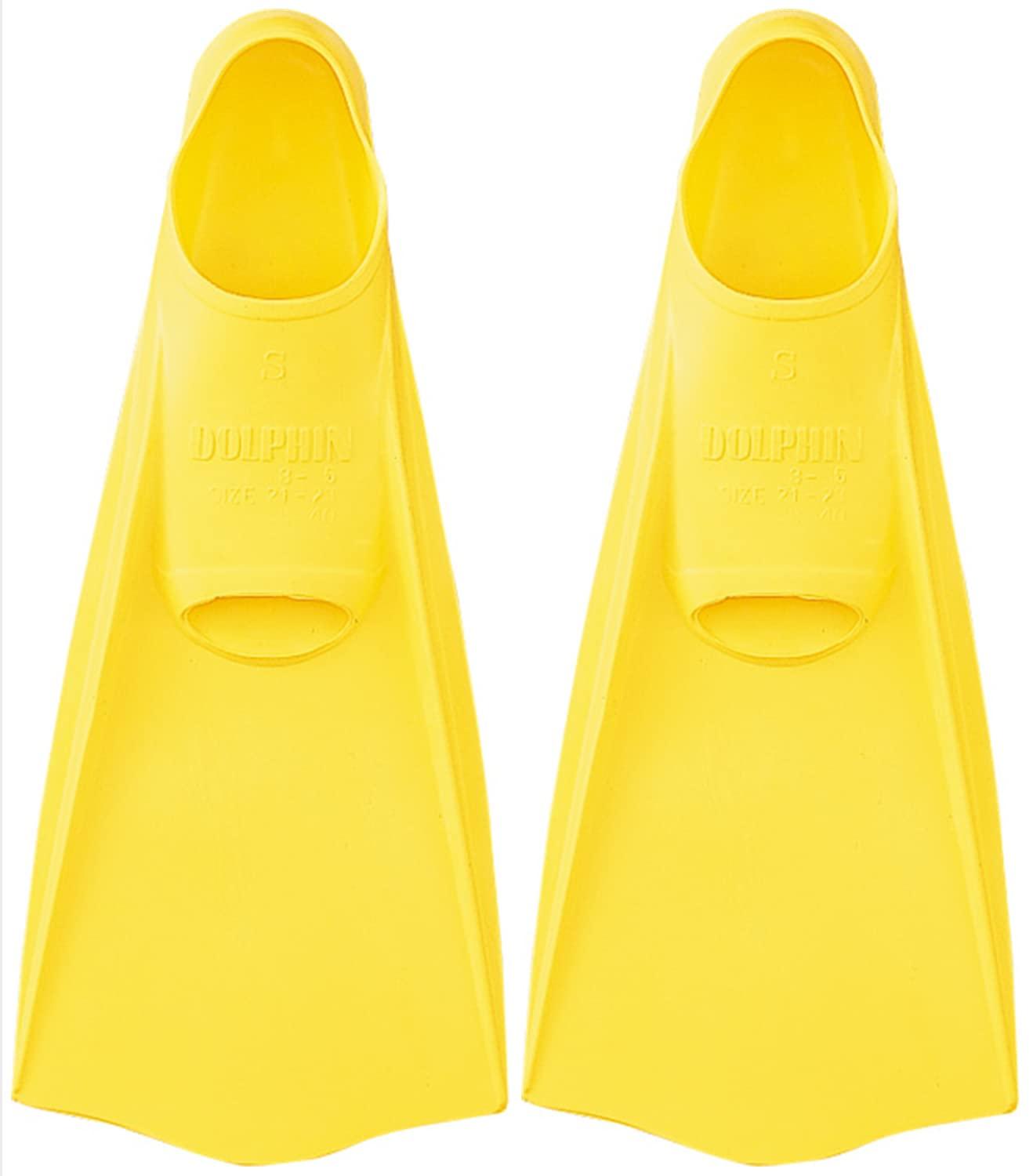AQA Marine Sports Fins Dolphin Color Lemon (31) SS KF2118K