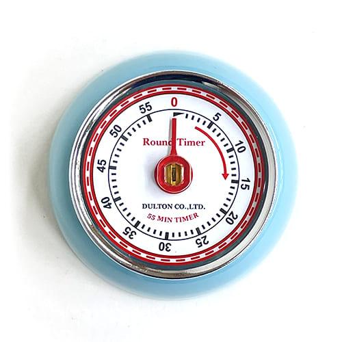Dulton Kitchenware Kitchen Timer with Magnet Sax Blue Height 30 × Diameter 70mm KITCHEN TIMER WITH MAGNET SAX 100-189SB