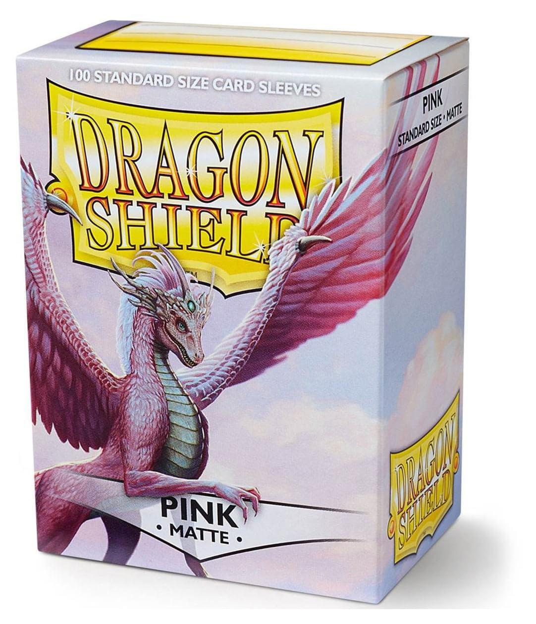 Arcane Tinman Dragon Shield Sleeves Standard Size (100-Pack) AT-11012 Matte/Pink