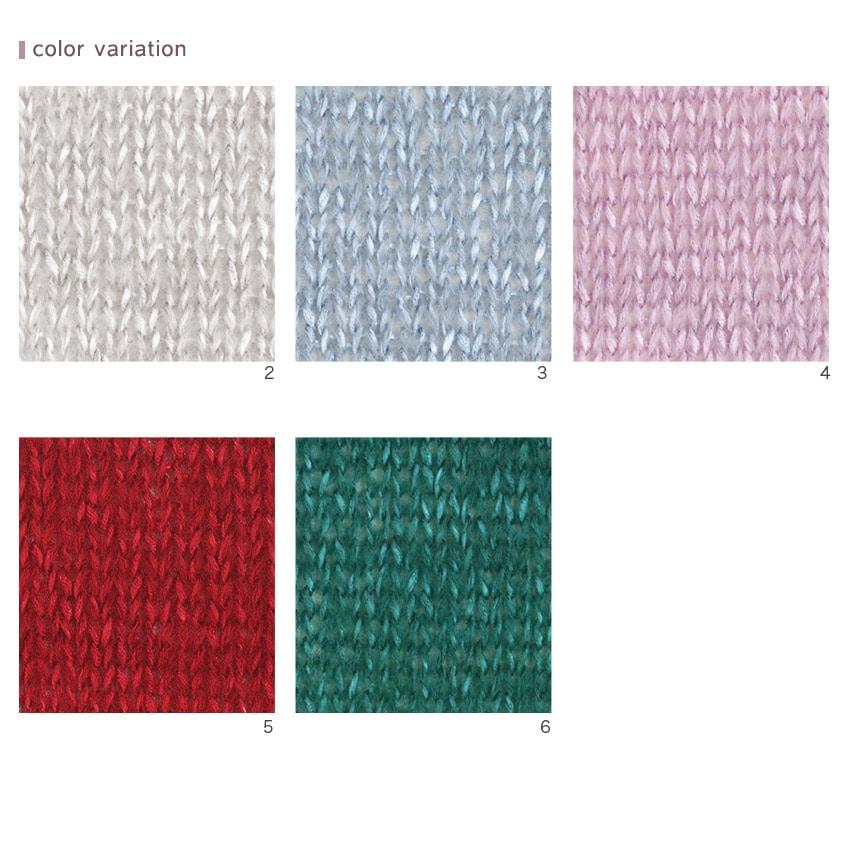 Diamond Kid Mohair Shine 10-Ball Pack ≪Includes Knitting Pattern Collection≫