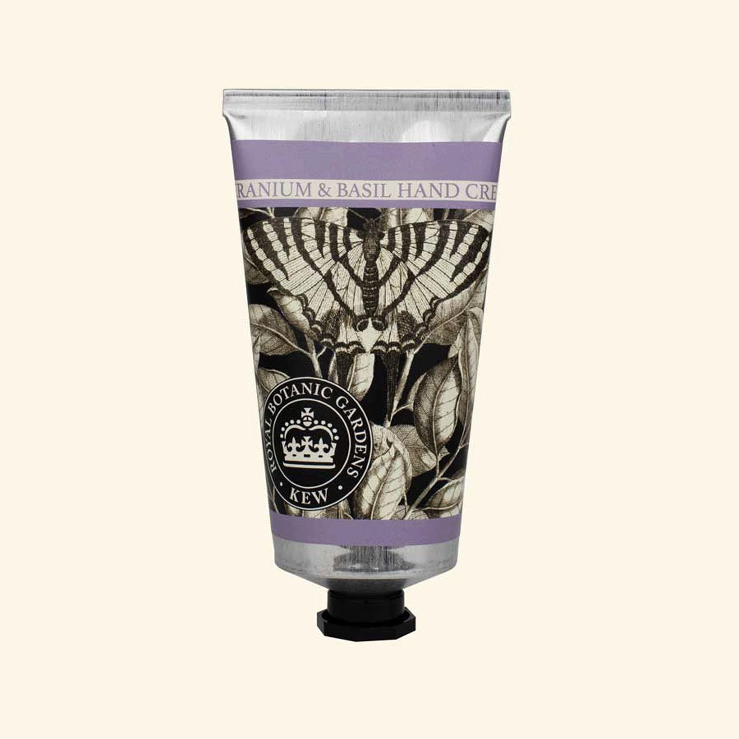 Kew Gardens Hand Cream: Geranium & Basil