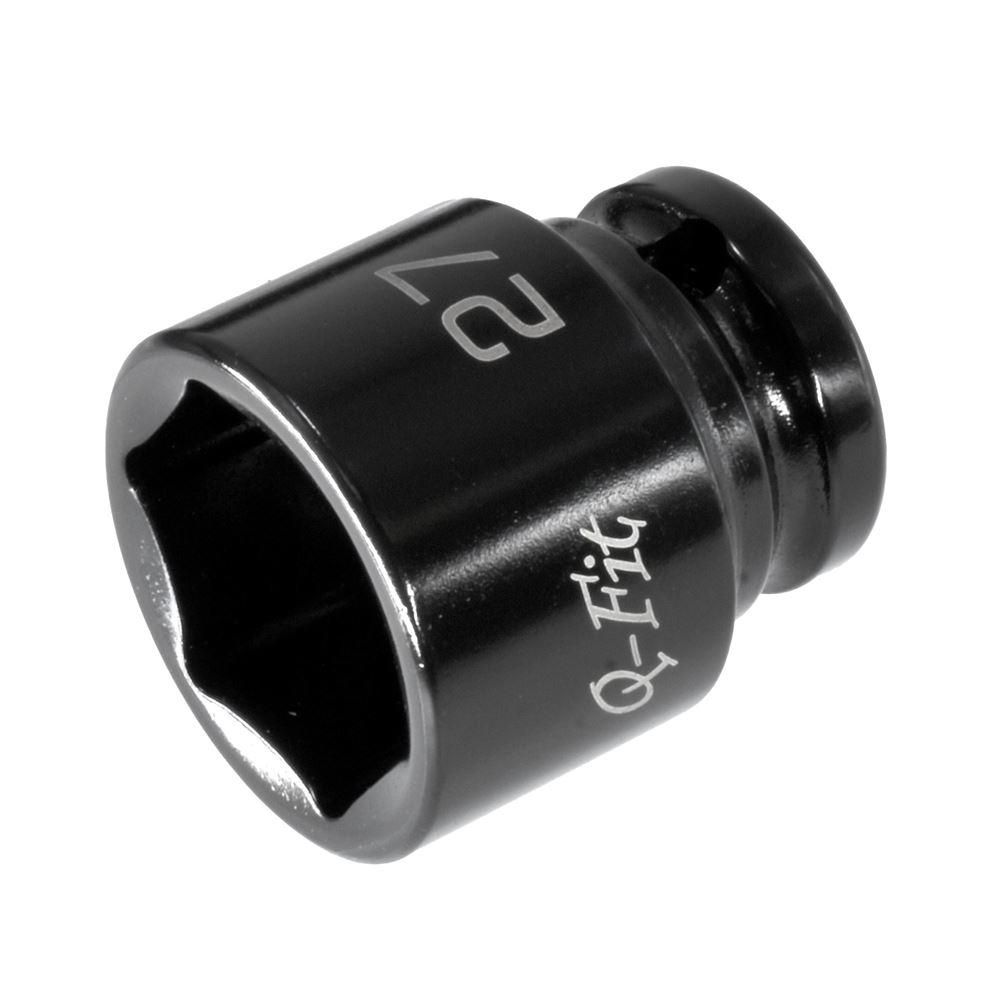 Astro Products Q-Fit 1/2DR Impact Socket 27mm | Impact-Ready Socket for Impact Wrench