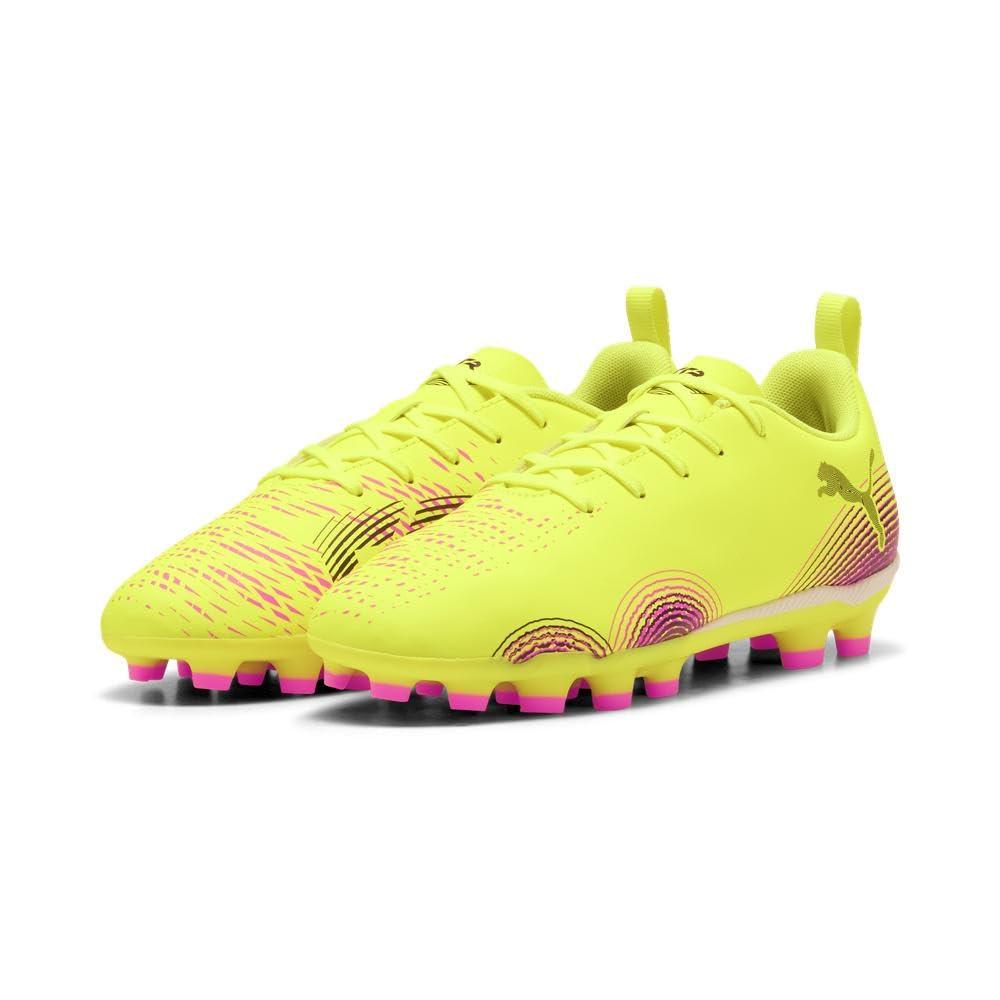 [PUMA] Soccer Cleats FUTURE 8 PLAY HG/AG + MID JR 108394 Boys Spring/Summer 2025 Color Yellow Alert Black/Sun Struck (03) 22.0 cm