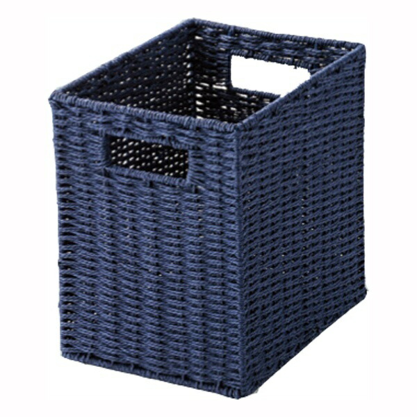 Tidorisangyou Basket Multi Product Size (approx.): W18 x D26 x H20 cm Paper Basket Deep Half Type Navy CH04793