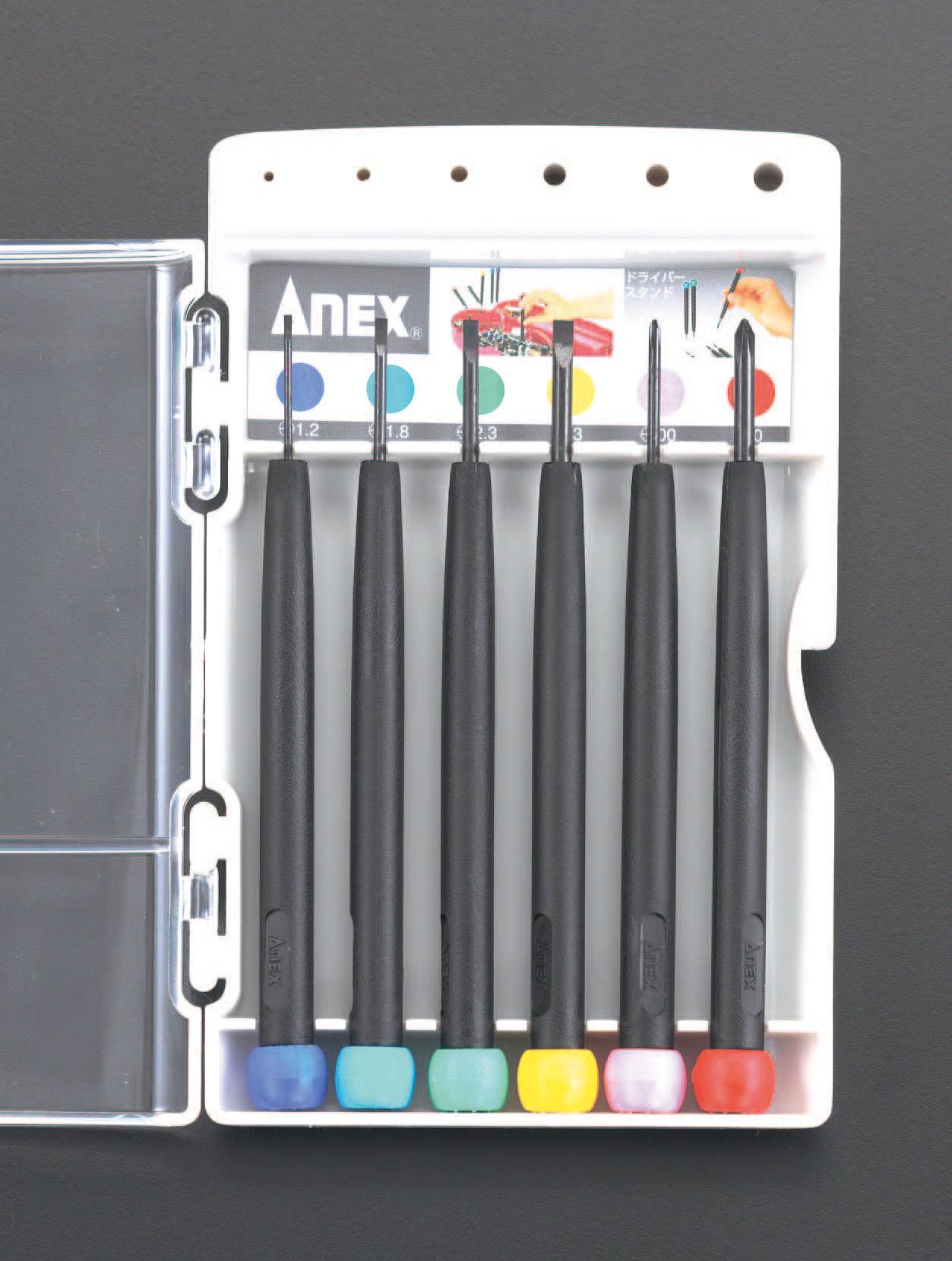 ESCO 6-Piece Set [+-] Screwdriver (Precision) EA552ED