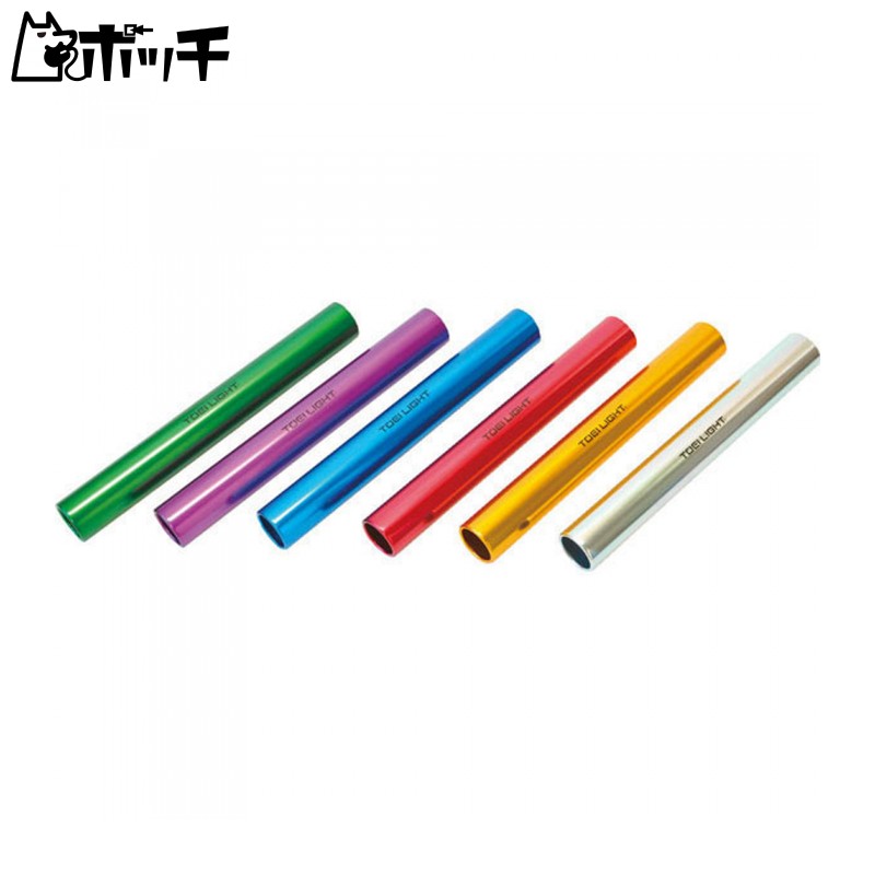 TOEI LIGHT Aluminum Baton Set 6 (Practice) G1207 6 Colors per Set Includes Storage Nylon Case Diameter 39mm × Length Approx. 30cm