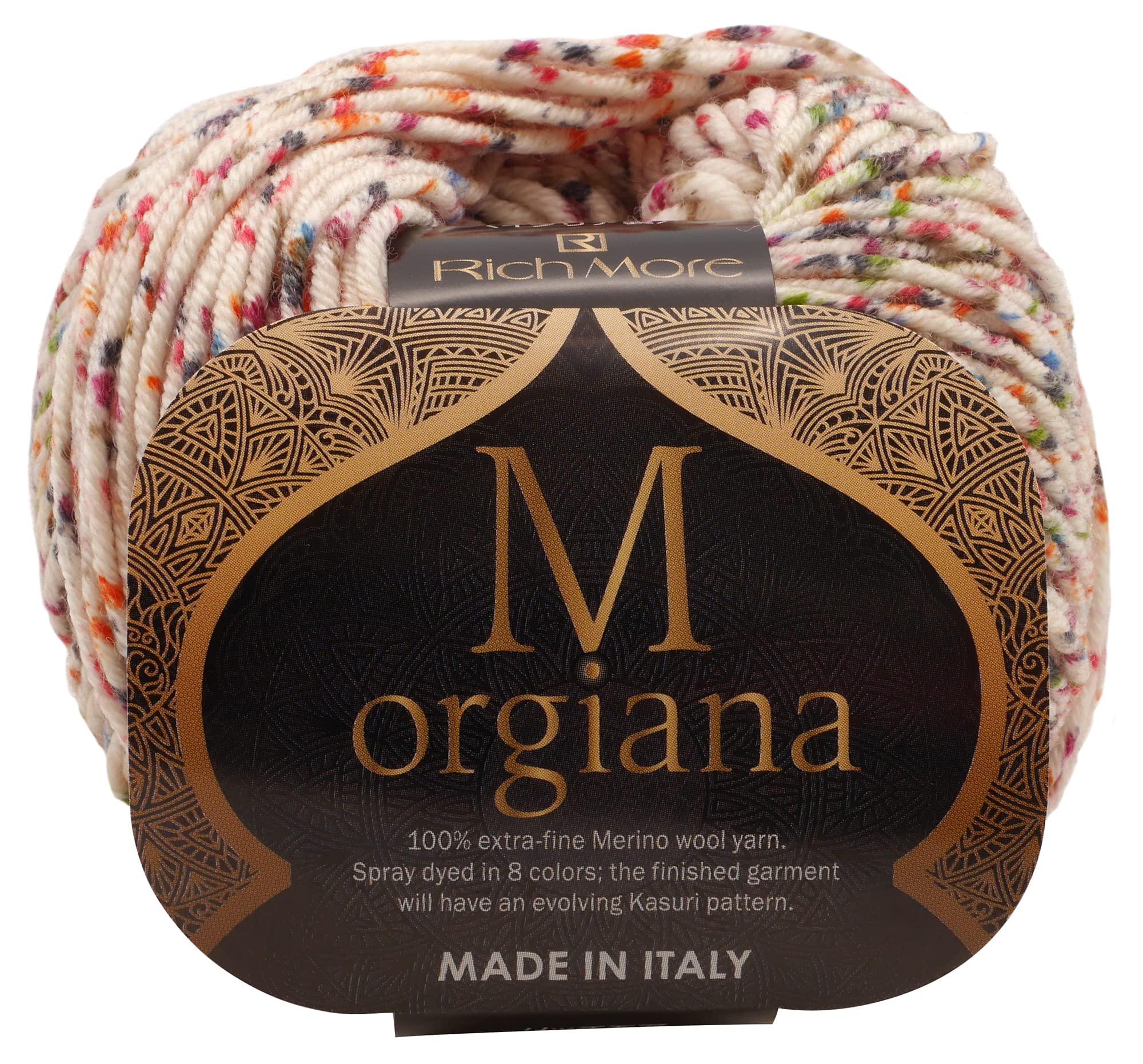 Richmore Hand-Knitting Yarn Morgiana Medium Weight COL. 2 Multi-Color Type 40g Approx. 92m 2580