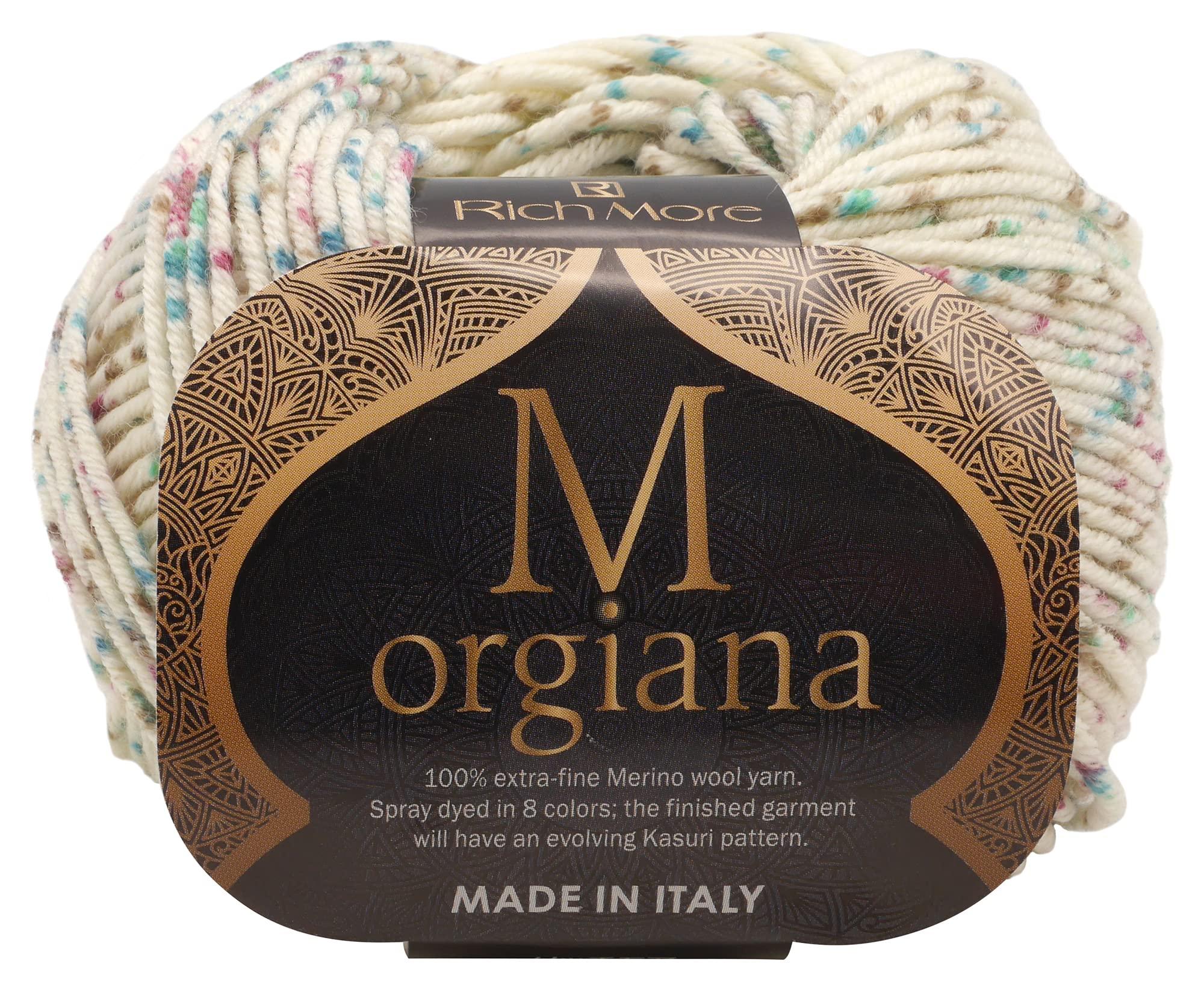 Richmore Hand-Knitting Yarn Morgiana Medium Weight COL. 3 Multi-Color Type 40g Approx. 92m 2580
