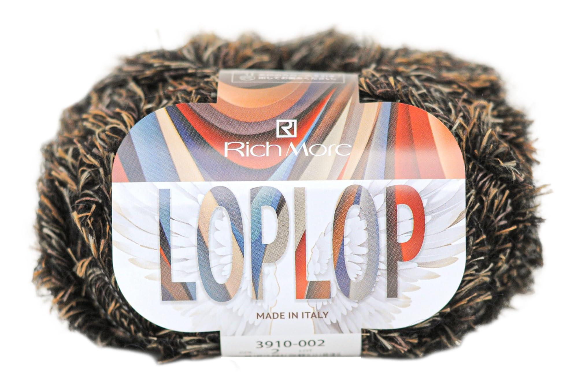 Richmore Hand-Knitting Yarn Ropurop Extra Thick COL. 2 Brown Series 40g Approx. 68m 3910