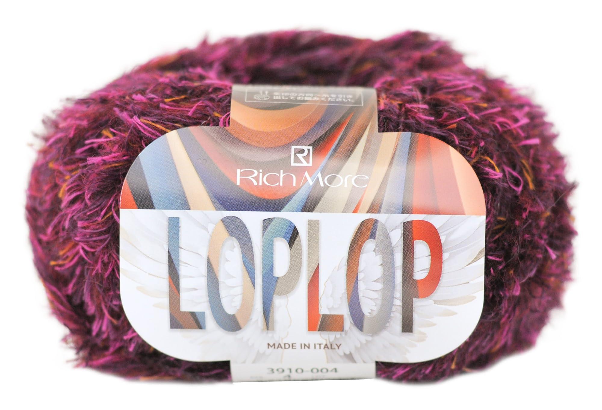 Richmore Hand-Knitting Yarn Ropurop Extra Thick COL. 4 Purple Family 40g Approx. 68m 3910