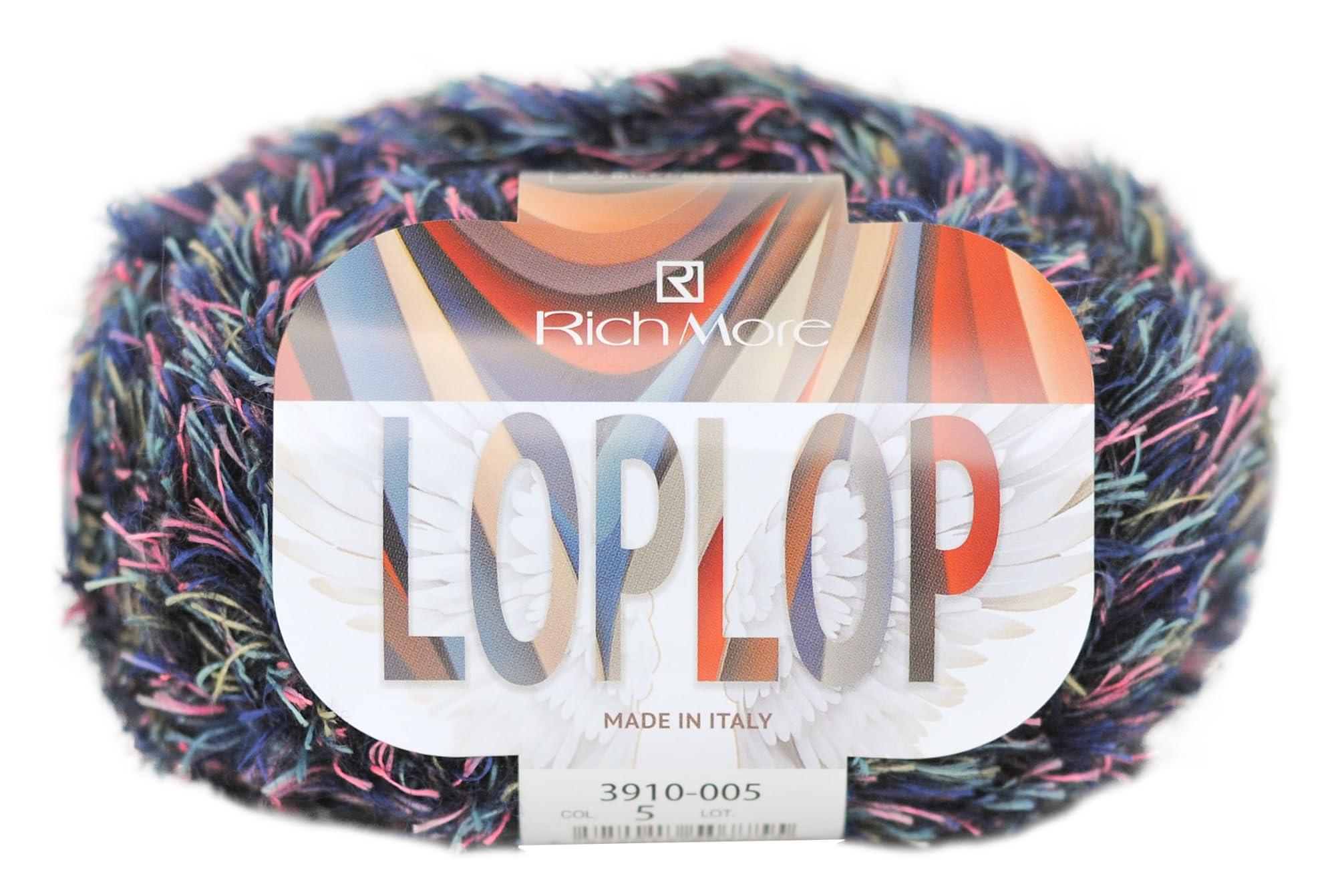 Richmore Hand-Knitting Yarn Ropurop Extra Thick COL. 5 Navy Blue 40g Approx. 68m 3910
