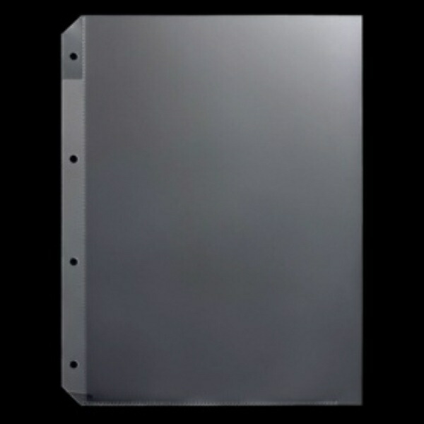 G-Aim Clear File Folder A4 Vertical 4-Hole Clear YG-40 1 Pack (10 Sheets)