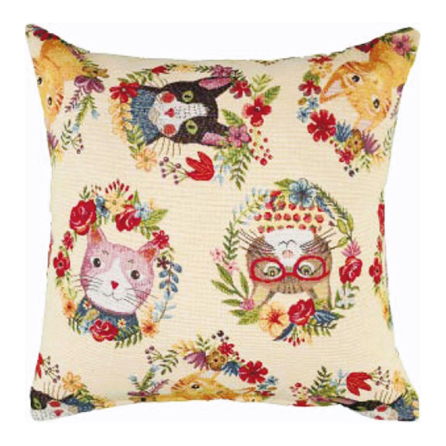 Gobelin Weave Cushion Cover Animal Copan