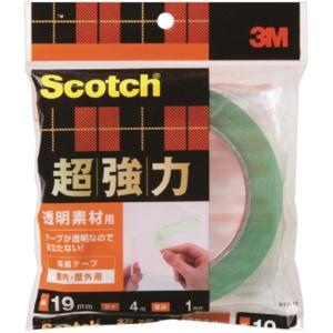 3M Scotch® Super Strong Double-Sided Tape for Clear Materials 19mm × 4m STD-19