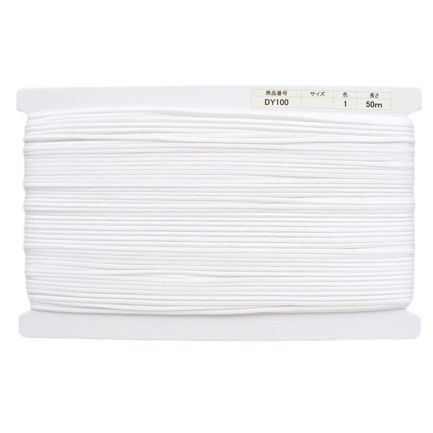 Nippon Chuko Acrylic Craft Cord φApprox. 3mm × 50m White DY100-1