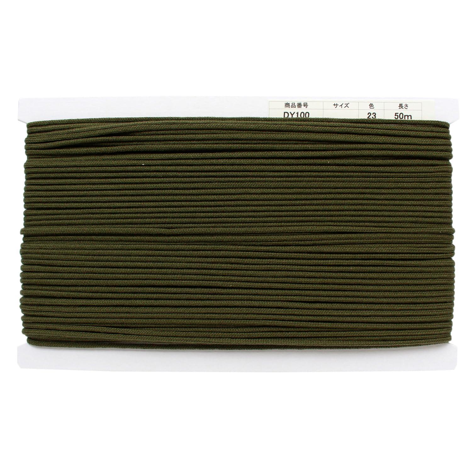 Nippon Chuko Acrylic Craft Cord φApprox. 3mm × 50m Khaki DY100-23