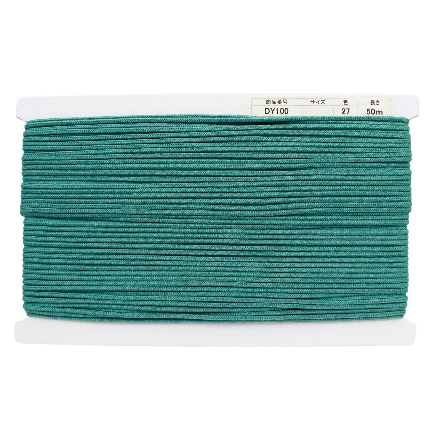 Nippon Chuko Acrylic Craft Cord φApprox. 3mm × 50m Lake Blue DY100-27