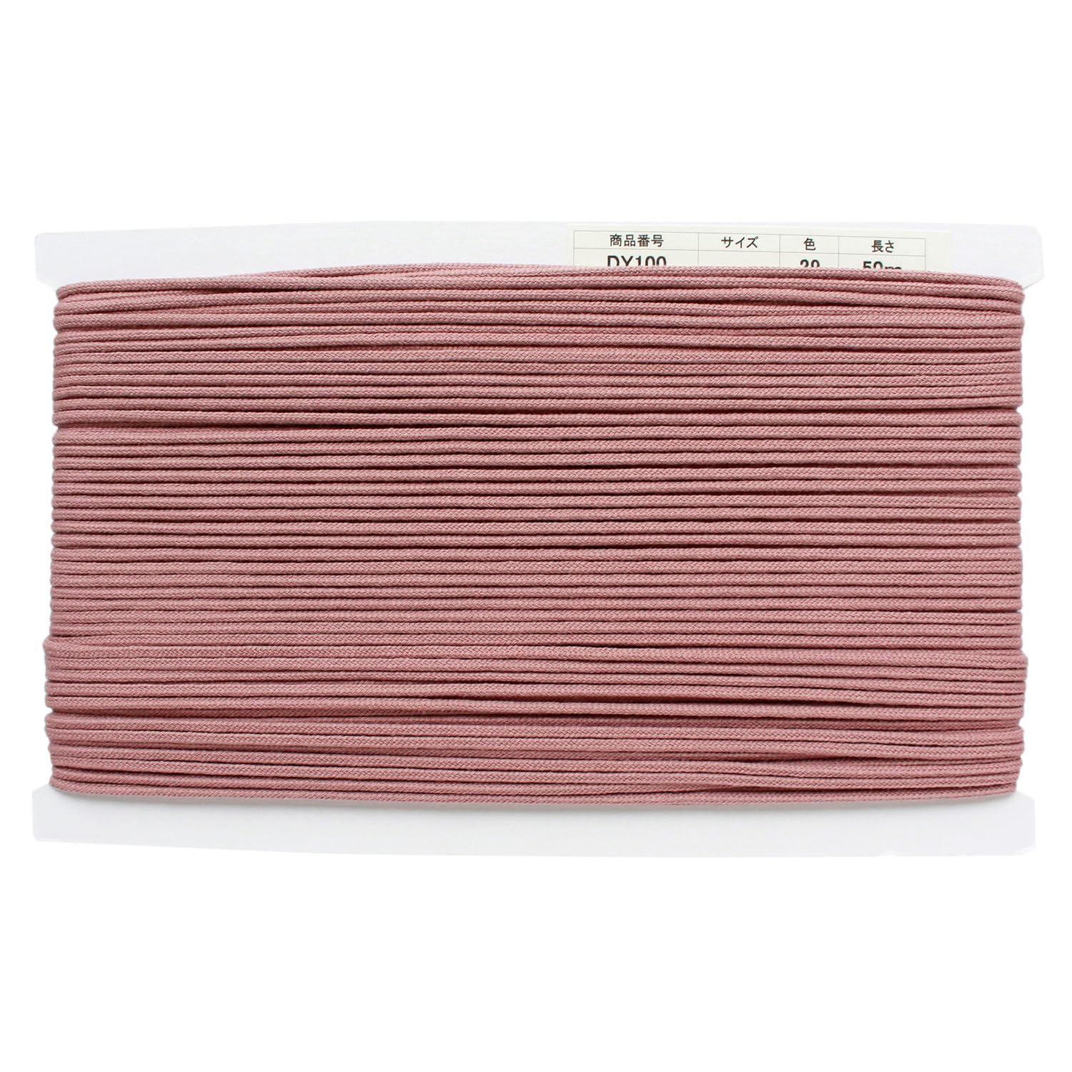 Nippon Chuko Acrylic Craft Cord φApprox. 3mm × 50m Pink Beige DY100-29