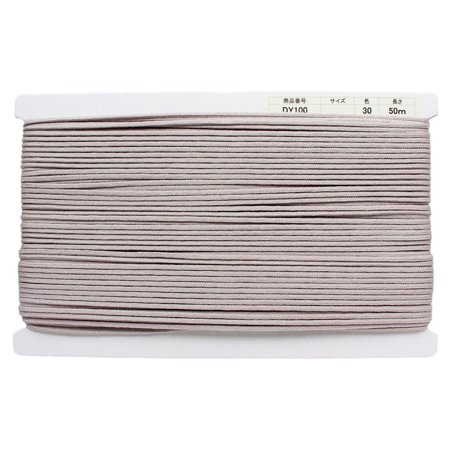 Nippon Chuko Acrylic Craft Cord φApprox. 3mm × 50m Smoky Pink DY100-30