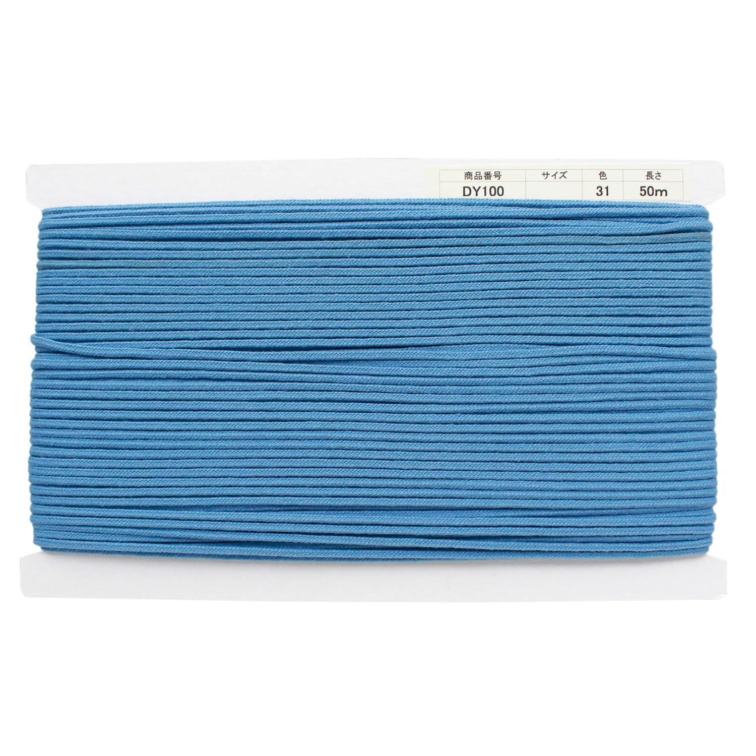 Nippon Chuko Acrylic Craft Cord φApprox. 3mm × 50m Sax Blue DY100-31