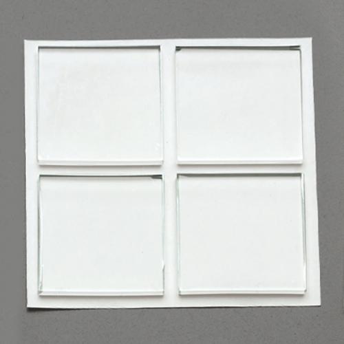 40x40x3mm Earthquake-Resistant Base (Clear / 4 pieces)