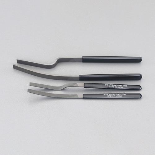 185-215mm Files (Crank, Boat-shaped, Flat / Set of 4)