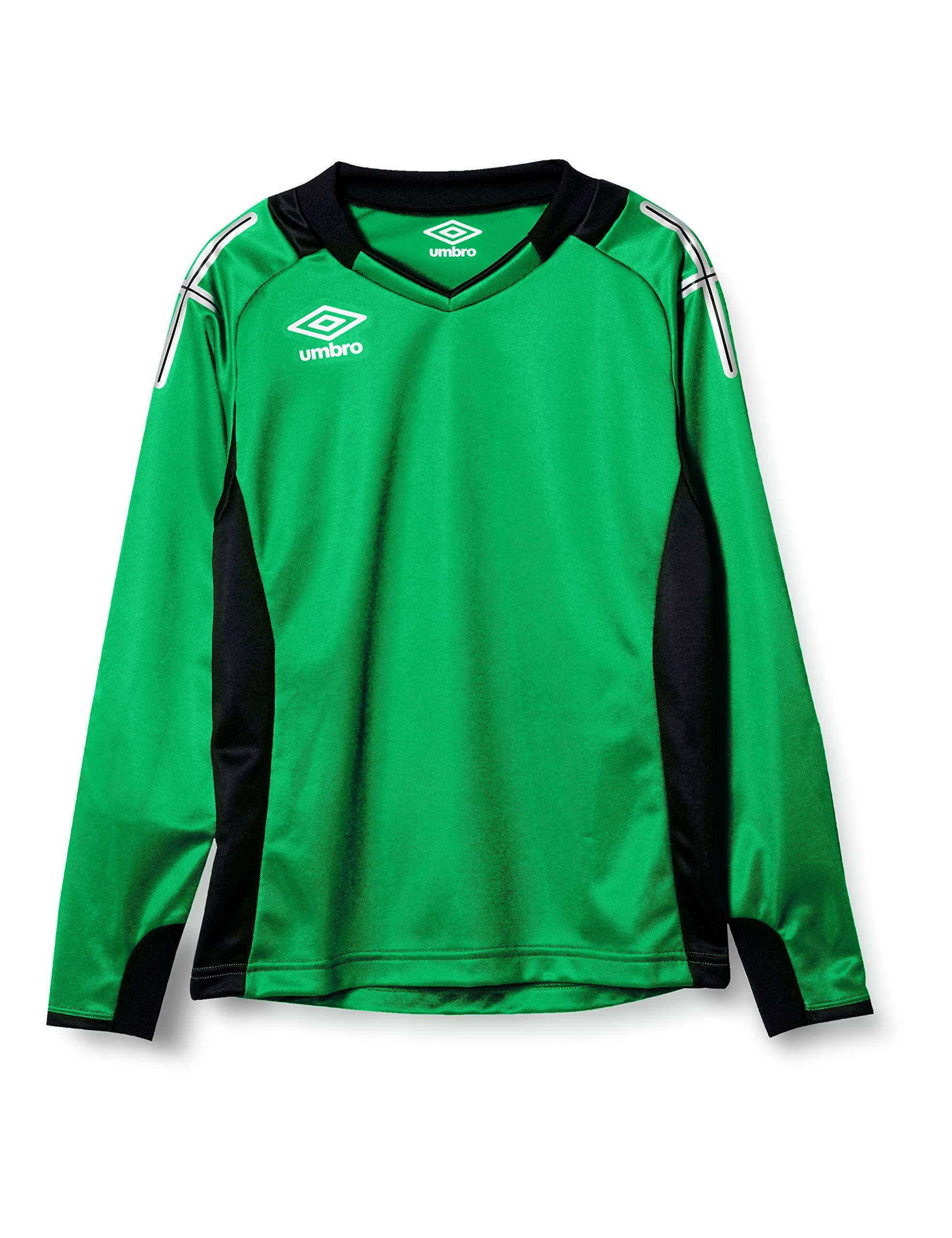 [Umbro] Long-Sleeve Shirt for Goalkeepers Soccer Futsal T-Shirt Moisture-Wicking Quick-Dry Dry Kids Junior Unisex KLY 160
