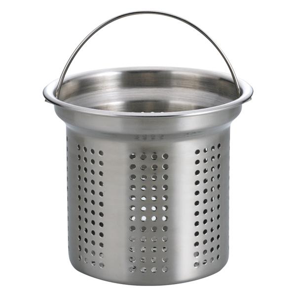 Pearl Metal Drain Strainer Basket 13.5cm Single-Piece Pressed 18-8 Stainless Steel At Aqua HB-4170