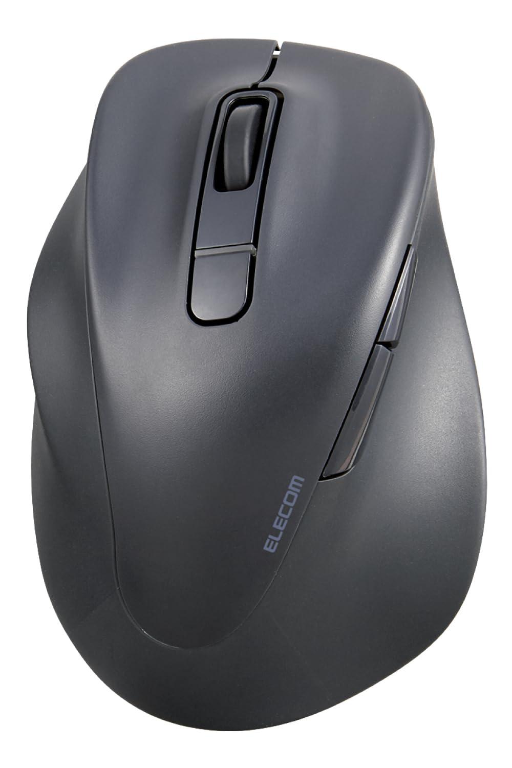 ELECOM Mouse Wireless Mouse Silent Bluetooth EX-G 2023 Model Left-Handed M Size 5-Button Multi-Pairing “AskDoctors Evaluation Service” Certified Antibacterial Black M-XGM31BBSKBK