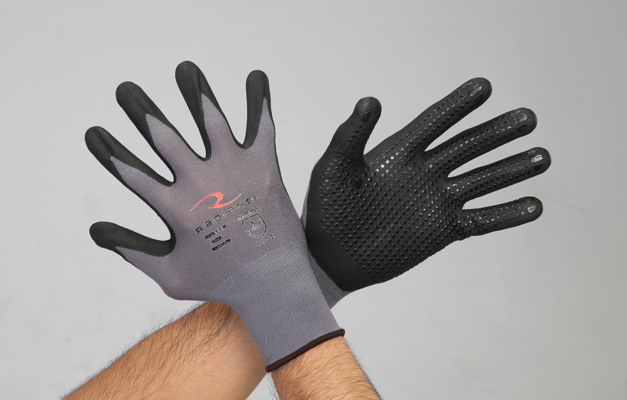 [L] Gloves (Nitrile Rubber Coated)