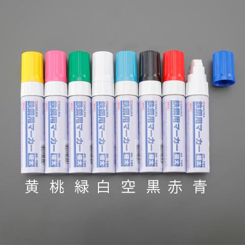 ESCO [Green/Extra-Thick] Oil-Based Paint Marker (For Steel/10-Pack) EA765MV-823