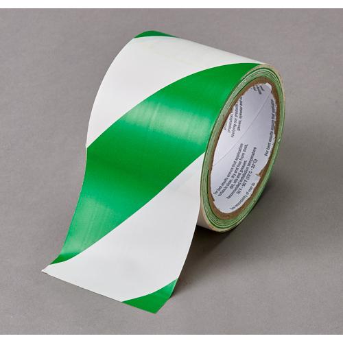 ESCO 76mm x 16.2m Hazard Warning Tape (Green/White) EA983G-67A