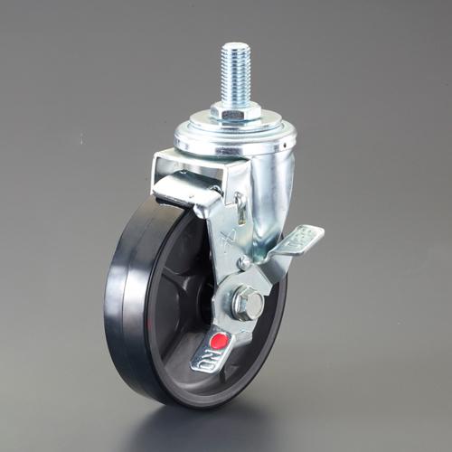 100mm Casters (Swivel Fittings, Screw-Type, with Brakes, Urethane)