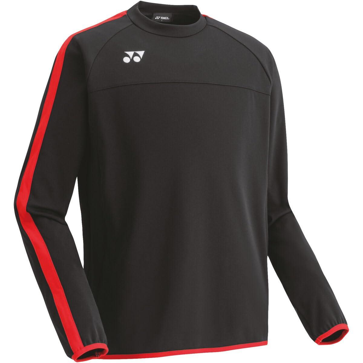 YONEX Unisex Football Training Top Pro Style Black/Red M FW5006