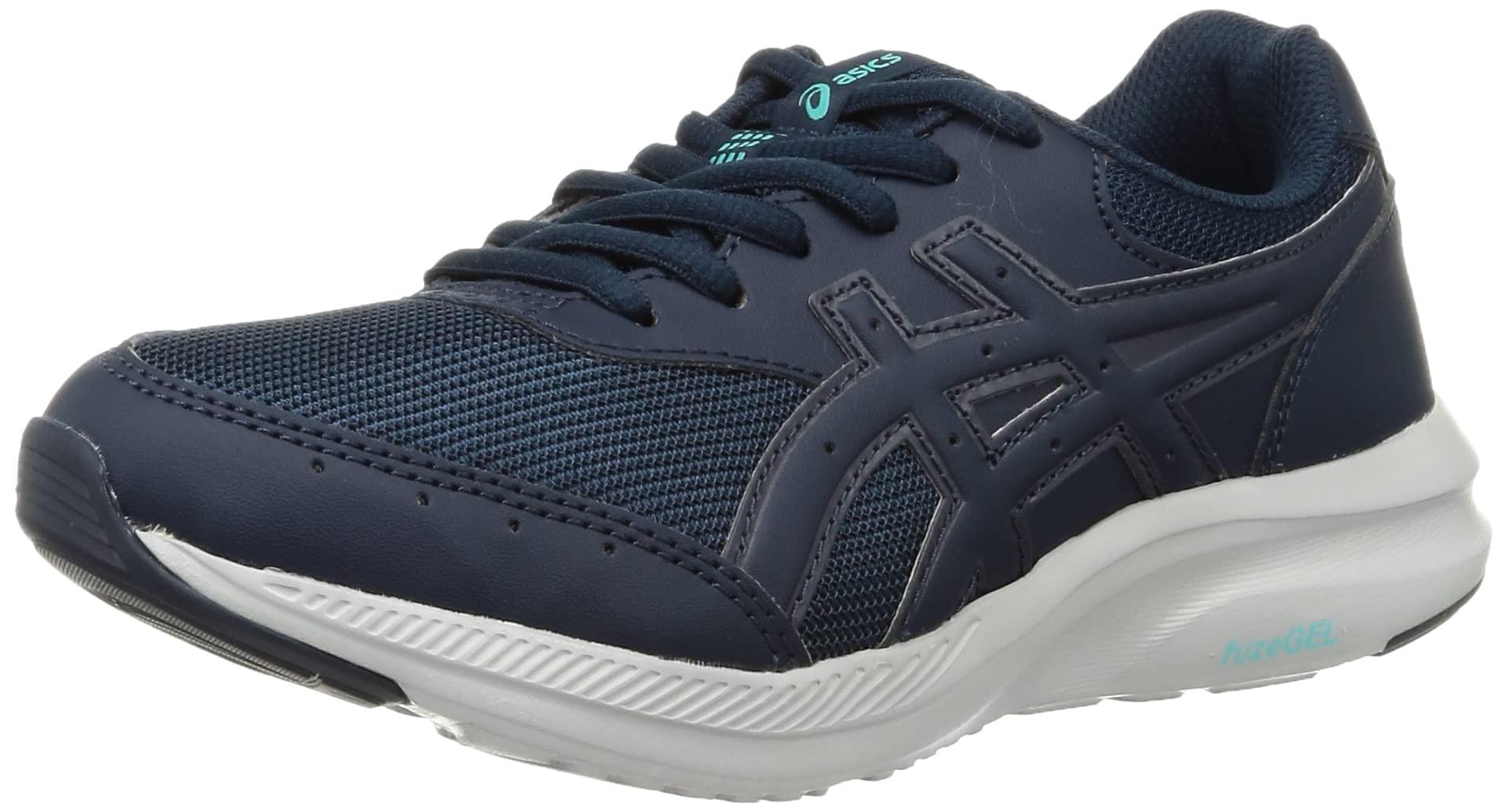 [ASICS Walking] Zipper-Front Sneakers GEL-FAN Walker Wide Women's Navy Blue 054 Mesh 23.0 cm