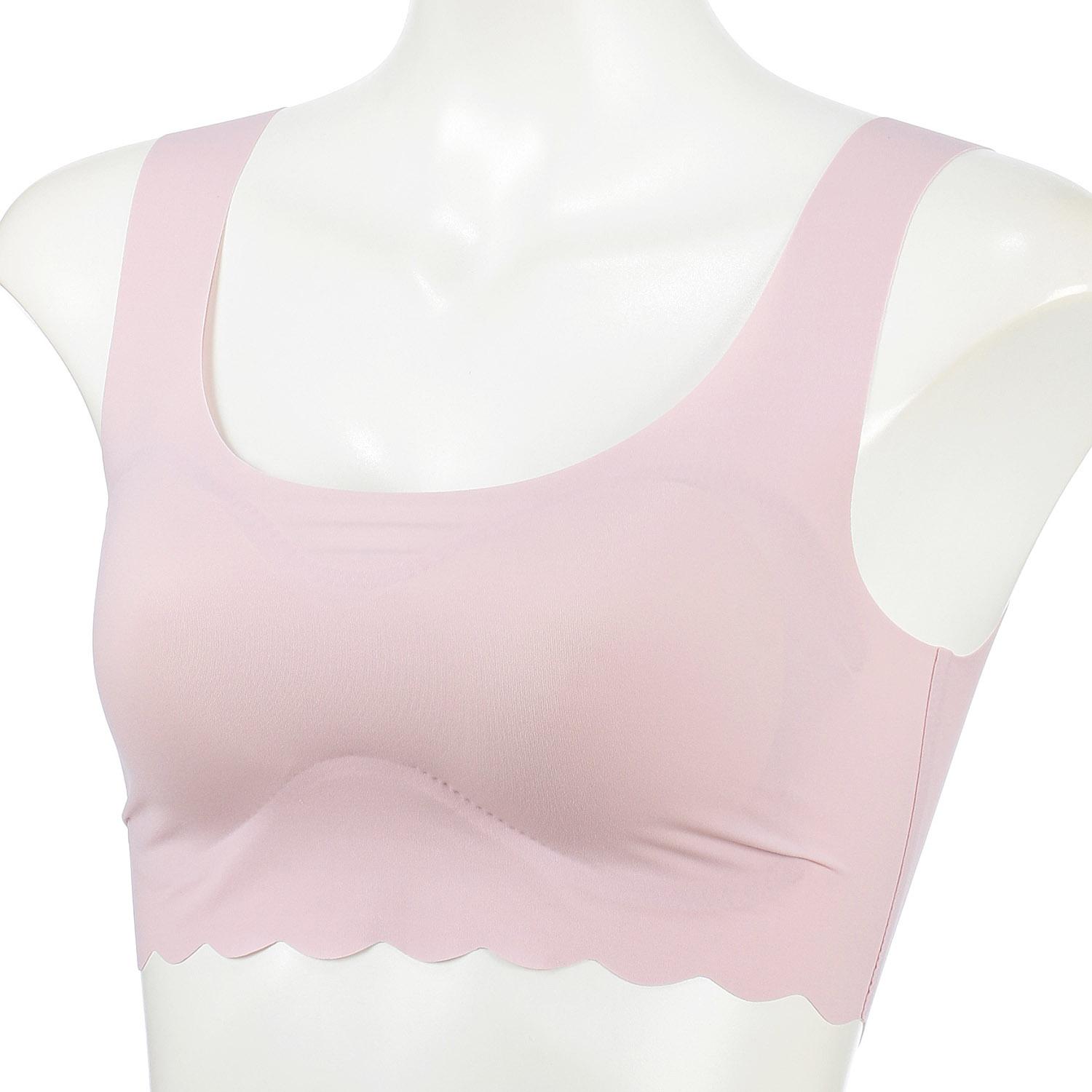 GUNZE Tuche Seamless Half Top Pink L