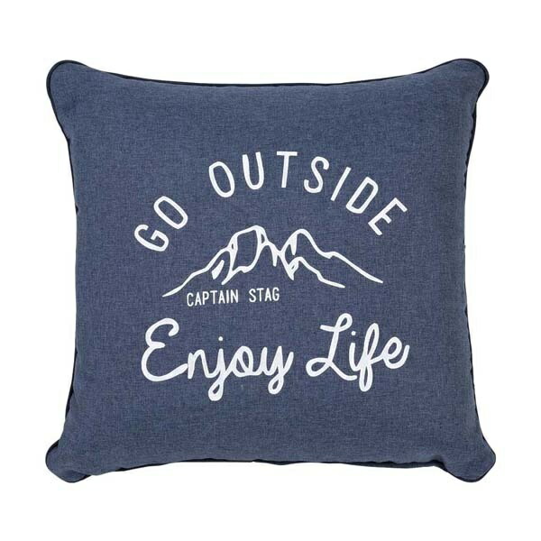 Captain Stag Sleeping Bag Envelope Style Schlaff 800g Fill Washable Cushion Schlaff Navy Monte UB-27 43×43×18cm