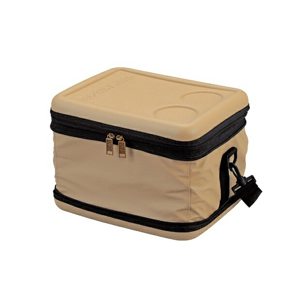CAPTAIN STAG Insulated Cooler Bag Super Cold Cooler Bag Beige UE-616 Product Size: (Approx.) Width 300 × Depth 250 × Height 225 mm