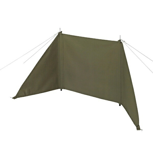 Captain Stag Fire Screen Windbreak Fire Reflector Fireplace Windscreen 170 Flame-Retardant Fabric with Storage Bag Olive FIRE PROOF UP-2710