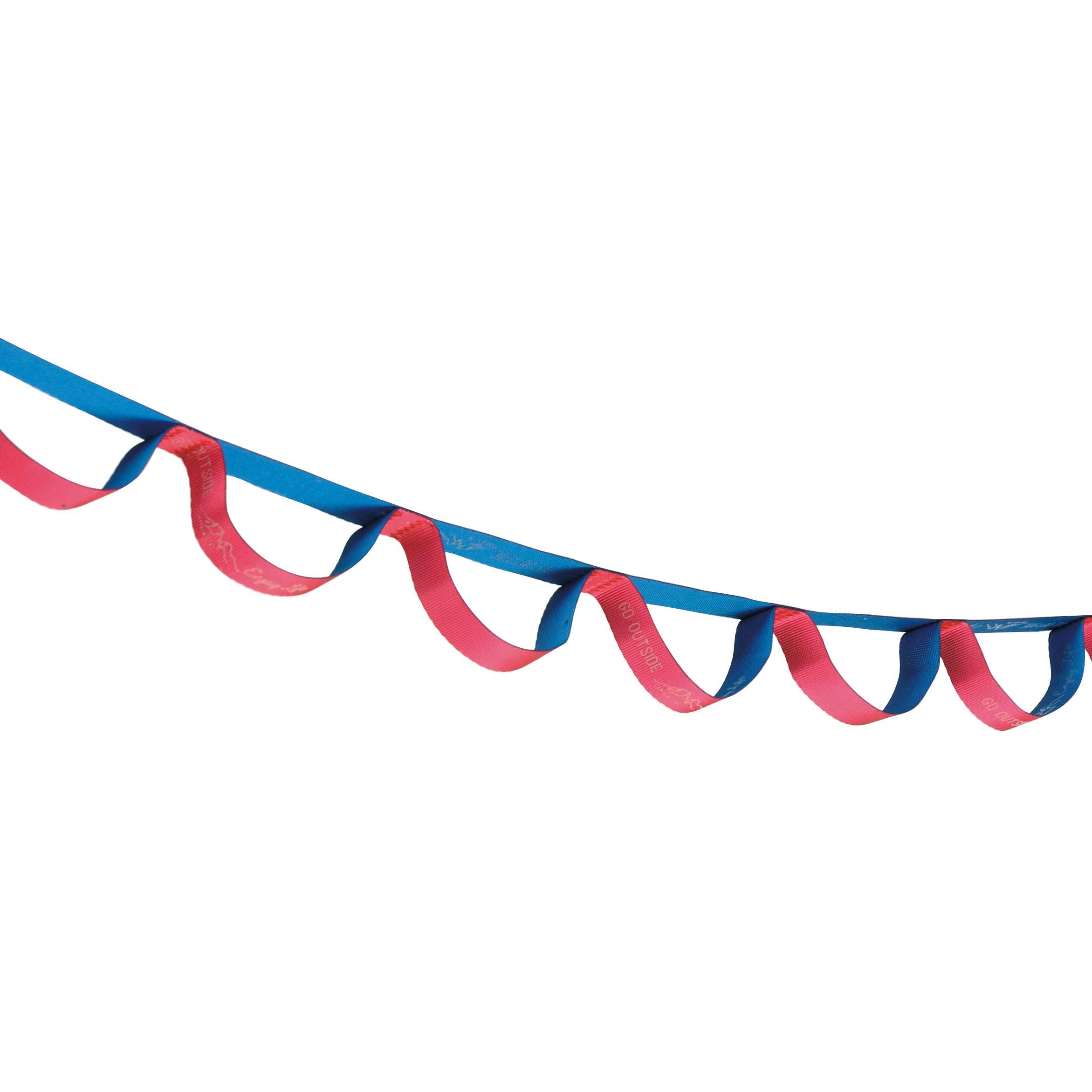 CAPTAIN STAG Hanging Chain Clothesline Rope with Carabiner Loop Rope Pink × Blue Monte UM-1611