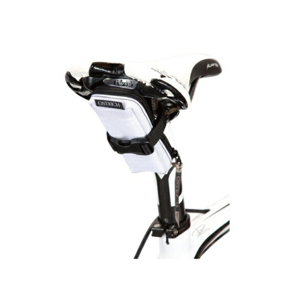 Ostrich Saddle Bag [SP-222] White